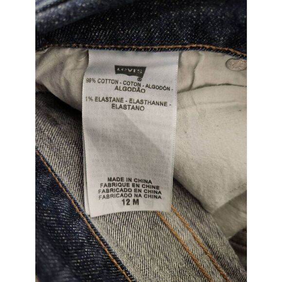 Levi 12M Perfectly Slimming 512 Boot Cut Jeans. Measures approx 31W x 31 inseam - Picture 5 of 10